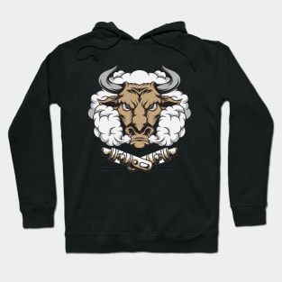 Strong bull - the e cigarette hunter Hoodie